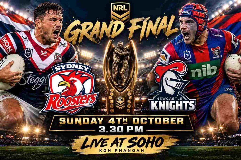 NRL final soho koh phangan sports bar